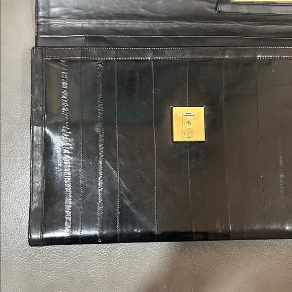 Genuine Eel Skin Portfolio Vintage EUVC 14x10 - Picture 5 of 10